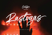 Rastogas, a Handwritten Font by Gatype (Thumbnail 1 of 7)