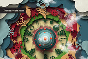 Christmas Kaleidoscope Animated, a Graphic by DesignSomething (Thumbnail 2 of 5)