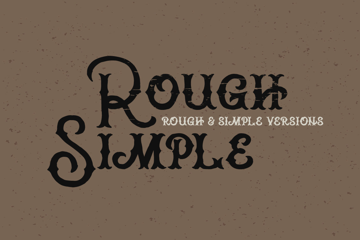 Brass heart font preview 4