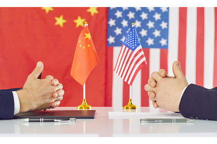 US and Chinese diplomats discuss, a Business Photo by StudioRomantic