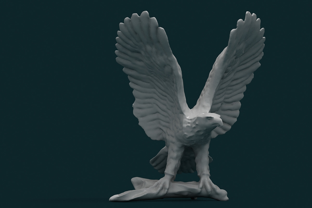 Eagle Figurine, an Animal 3D Model by Giimann (Photo 4 of 8)
