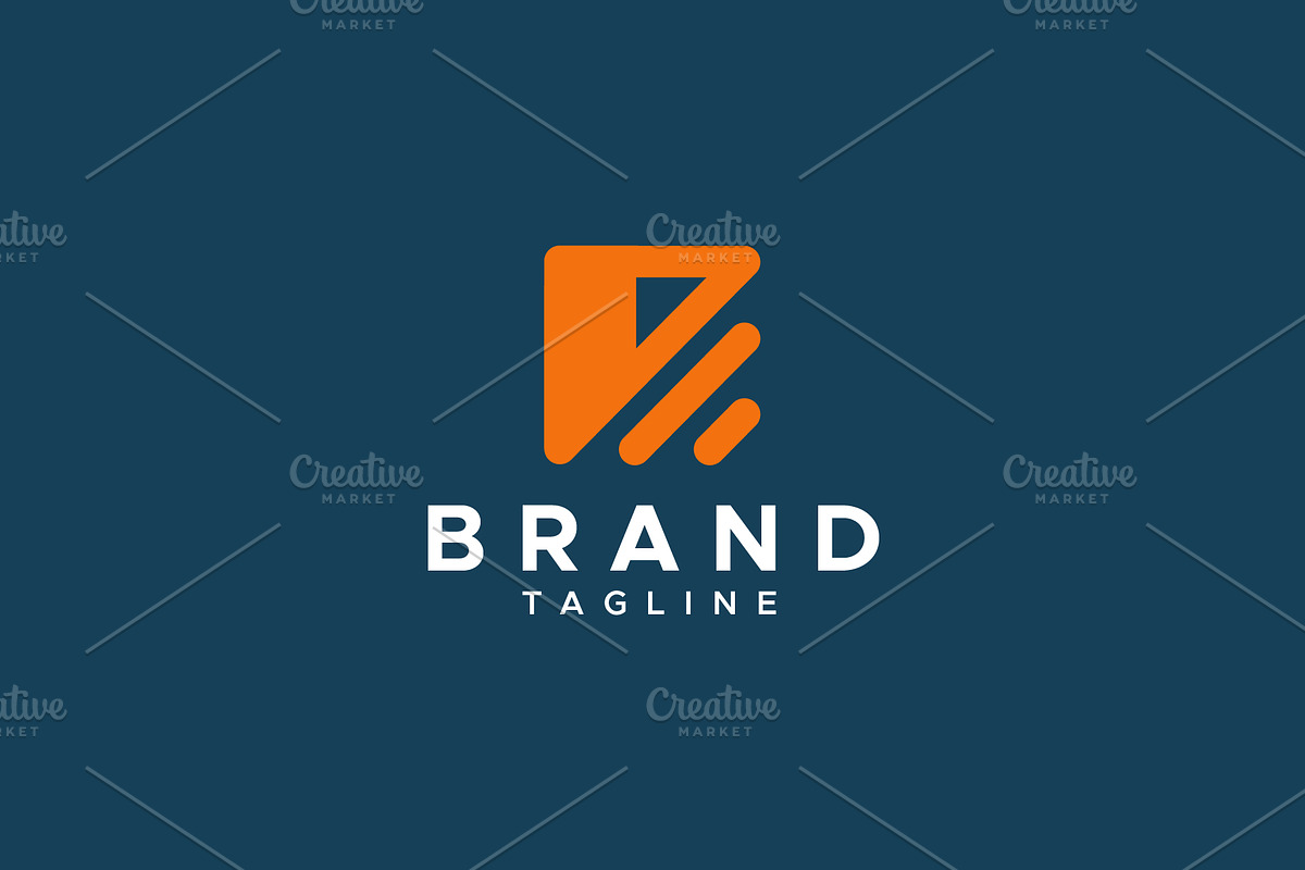 R or K letter minimal logo design, a Branding & Logo Template by Amadul11 (Photo 2 of 5)