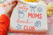 Doodle Summer Salty Moms Beach Club, an Illustration by OK Design (Thumbnail 3 of 5)