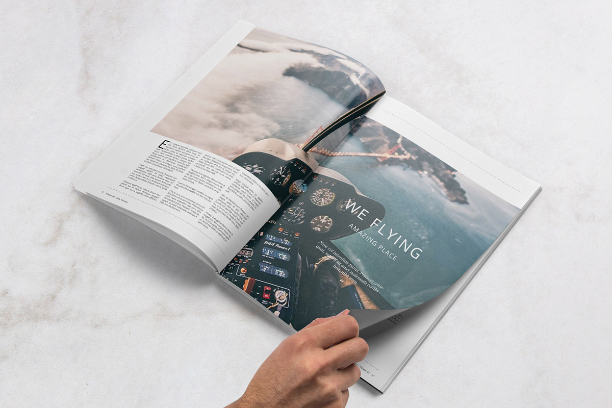 Time Traveler Magazine, a Magazine Template by Loc Tropis (Photo 4 of 11)