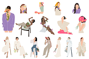 Spring set, vector illustrations, an Illustration by Yana_mide (Thumbnail 4 of 11)