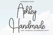 03 Ashley Handmade, a Handwritten Font by InermediaSTUDIO (Thumbnail 1 of 8)