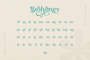 Brohoney Modern Serif Typeface, a Serif Font by alit design (Thumbnail 4 of 18)