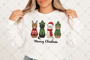 Meowy Christmas Png, Christmas Cat, an Illustration by Craft Nest (Thumbnail 4 of 6)