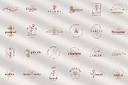 100 Logo Templates | Floral Logo, a Branding & Logo Template by GraphicDash (Thumbnail 4 of 11)