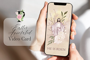 Easter Animated Greeting Card Christ