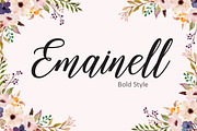 Emainell Script, a Script Font by josstype (Thumbnail 9 of 9)
