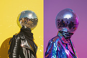 41 Disco ball heads, a Person Photo by Handmadefont (Thumbnail 5 of 9)
