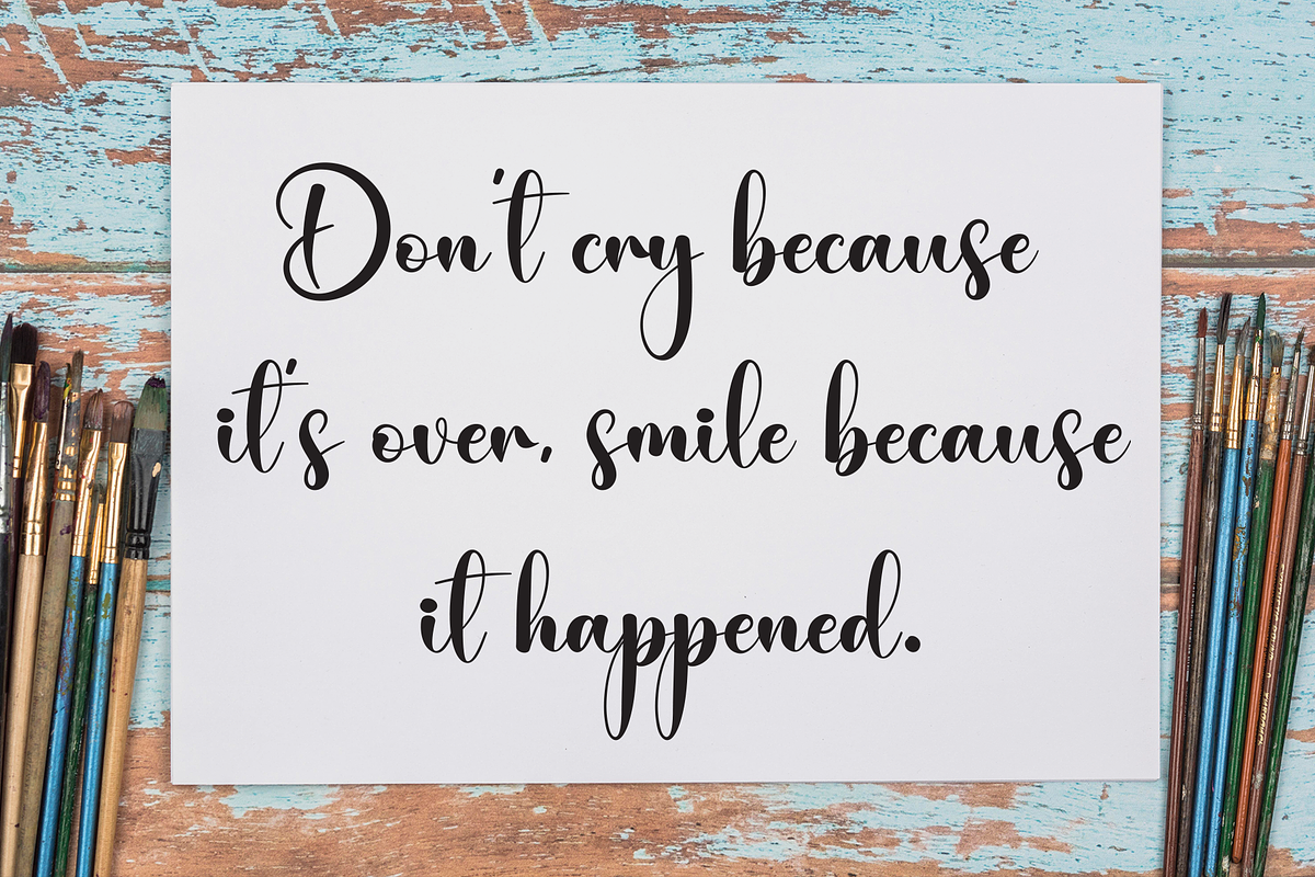 Snowing | Script Font, a Handwritten Font by Scratchones (Photo 4 of 8)