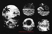 10 Bundle Dark Art Sunset Vibes Sea, an Illustration by Morspective (Thumbnail 3 of 7)