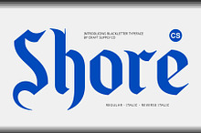 CS Shore – Gothic Font