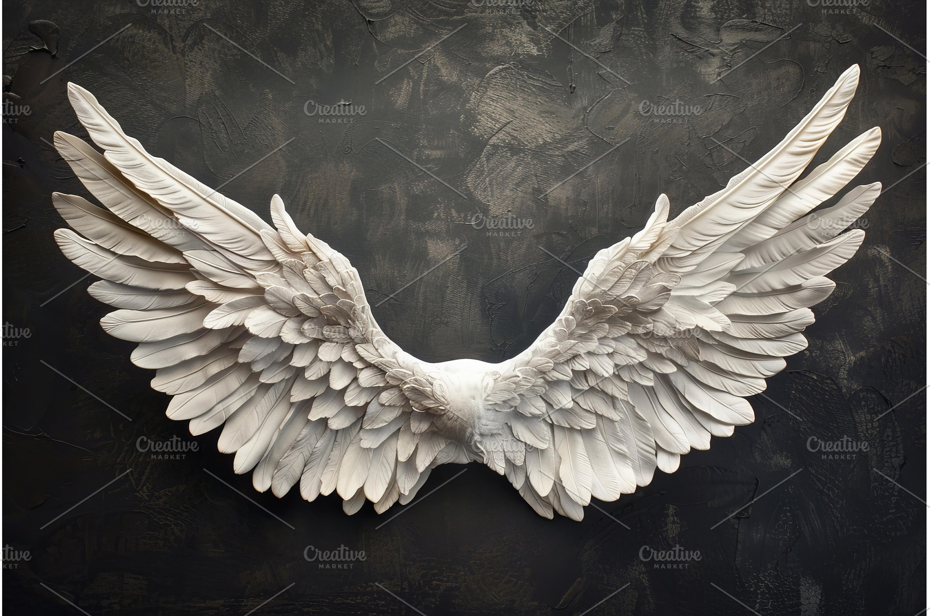Pair of white angel wings, an Animal Photo by Ylivdesign