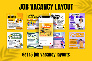 Job Vacancy Canva Layout
