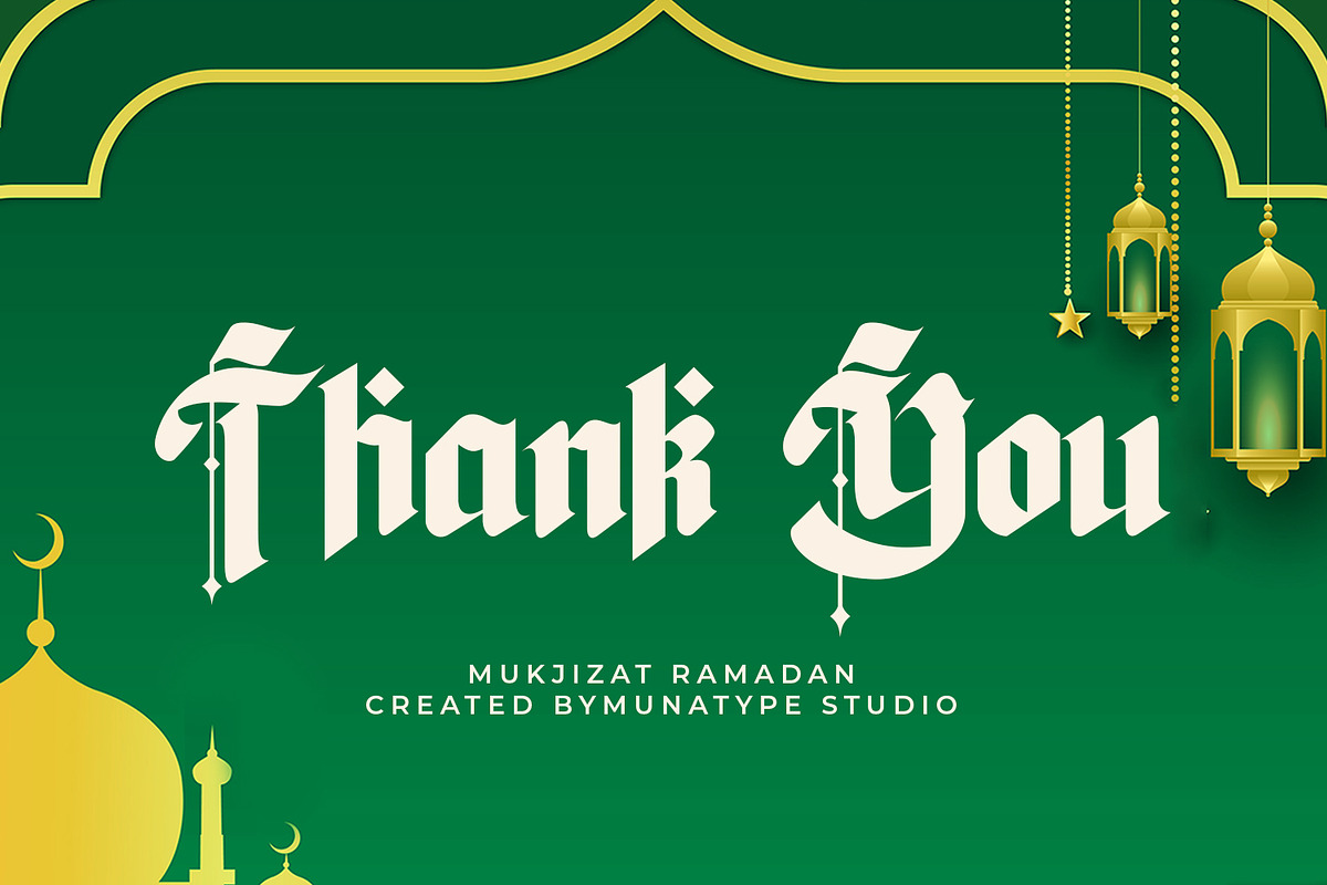 Mukjizat Ramadhan, a Handwritten Font by Umitype (Photo 10 of 10)