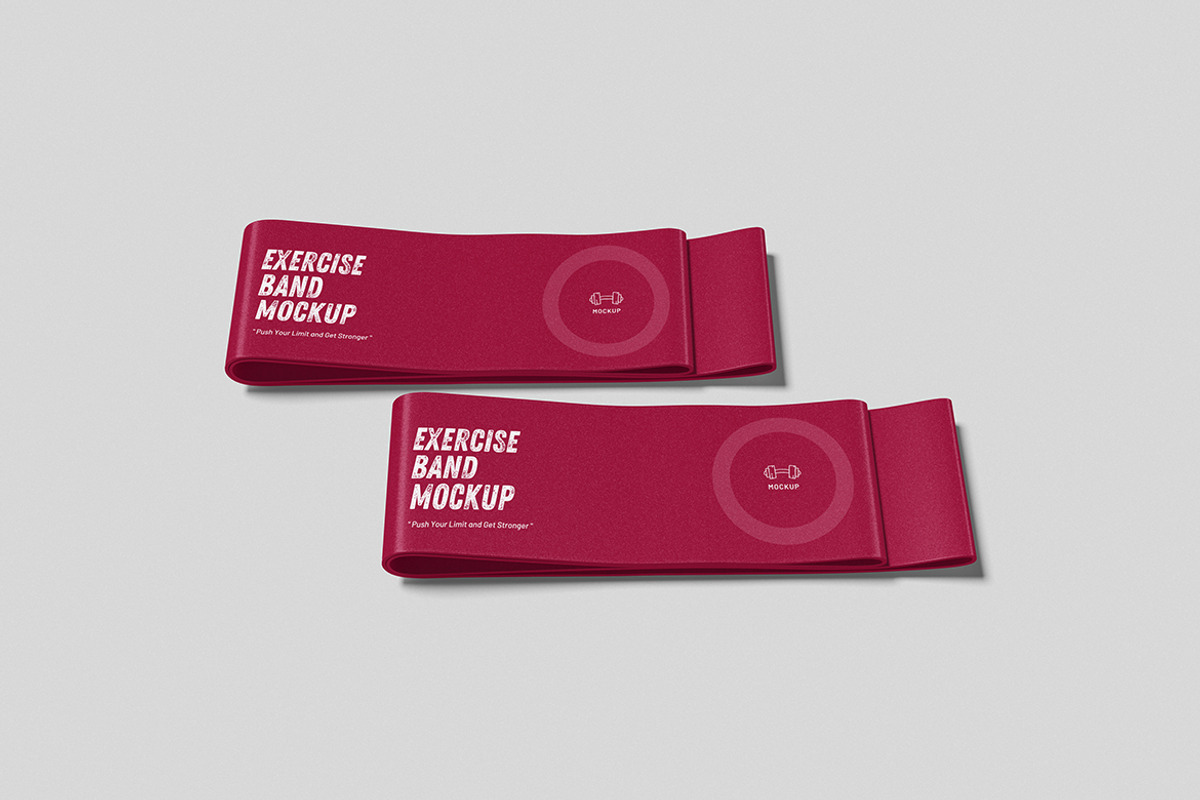 High-Quality Exercise Band Mockup, an Advertising Mockup by swsi-studio (Photo 5 of 5)