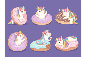 Unicorn Dessert. Magic Cute Little