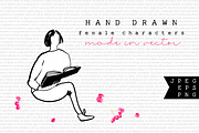 9 Ink Vectror Girls, a Graphic by Olga Bonitas (Thumbnail 2 of 5)