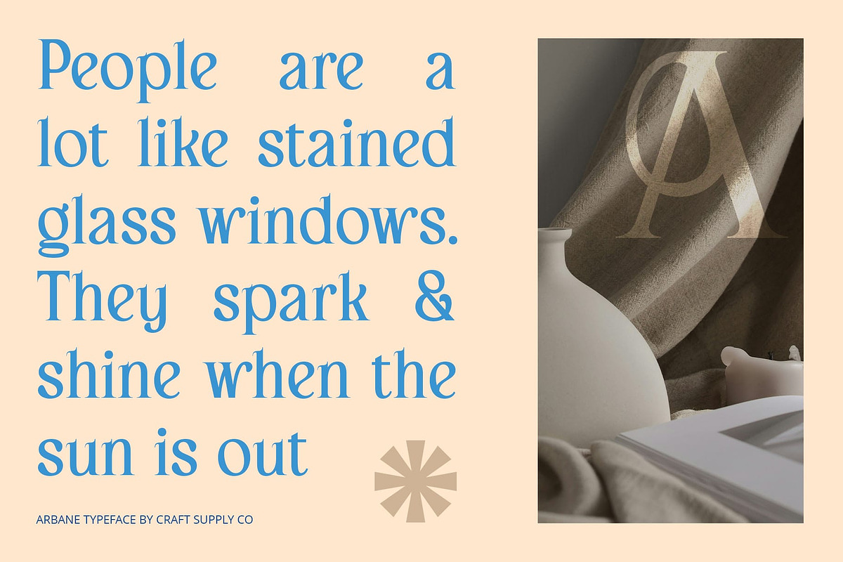 Arbane – Art Nouveau Font, a Serif Font by Craft Supply Co. (Photo 2 of 8)
