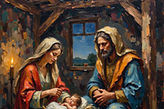 Jesus Christmas Nativity Bundle Set, a Person Illustration by PLUM&FIGS (Thumbnail 27 of 32)