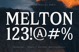 Melton Bronze Timeless Display Serif