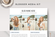Media Kit for Blogger Template BM008, a Flyer Template by Draca Design Co (Thumbnail 1 of 4)