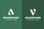 Letter A or V Golf Club Simple Logo, a Branding & Logo Template by Pray Art Design Studio (Thumbnail 2 of 2)
