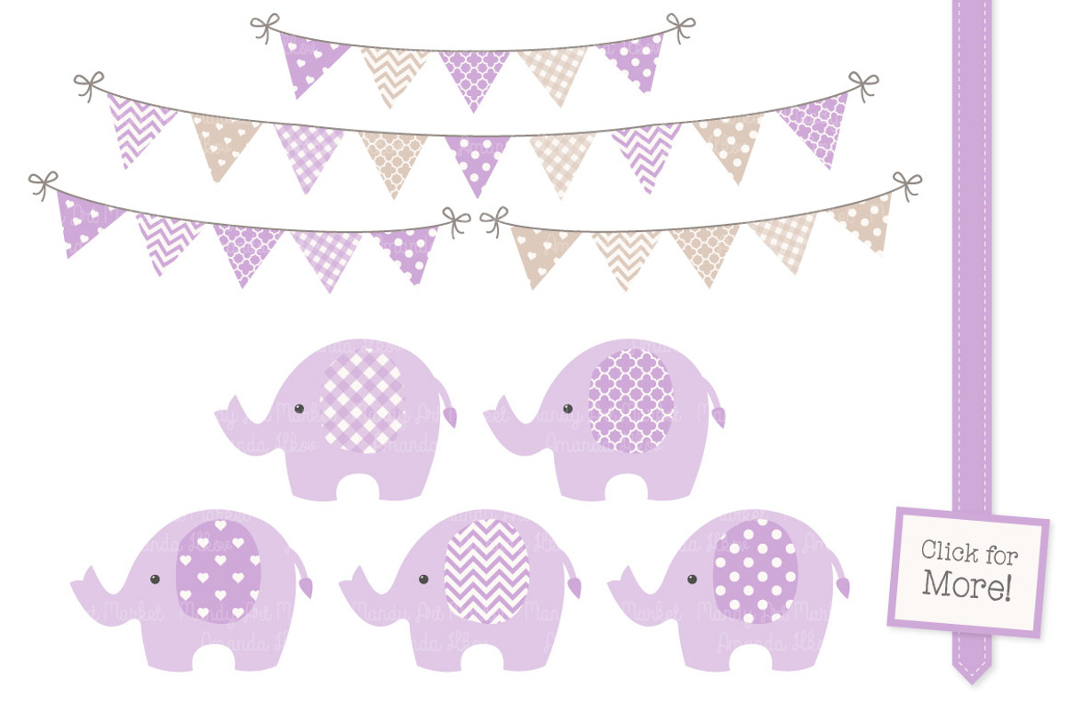 Lavender Elephant Graphics, an Illustration by Amanda Ilkov (Photo 2 of 3)