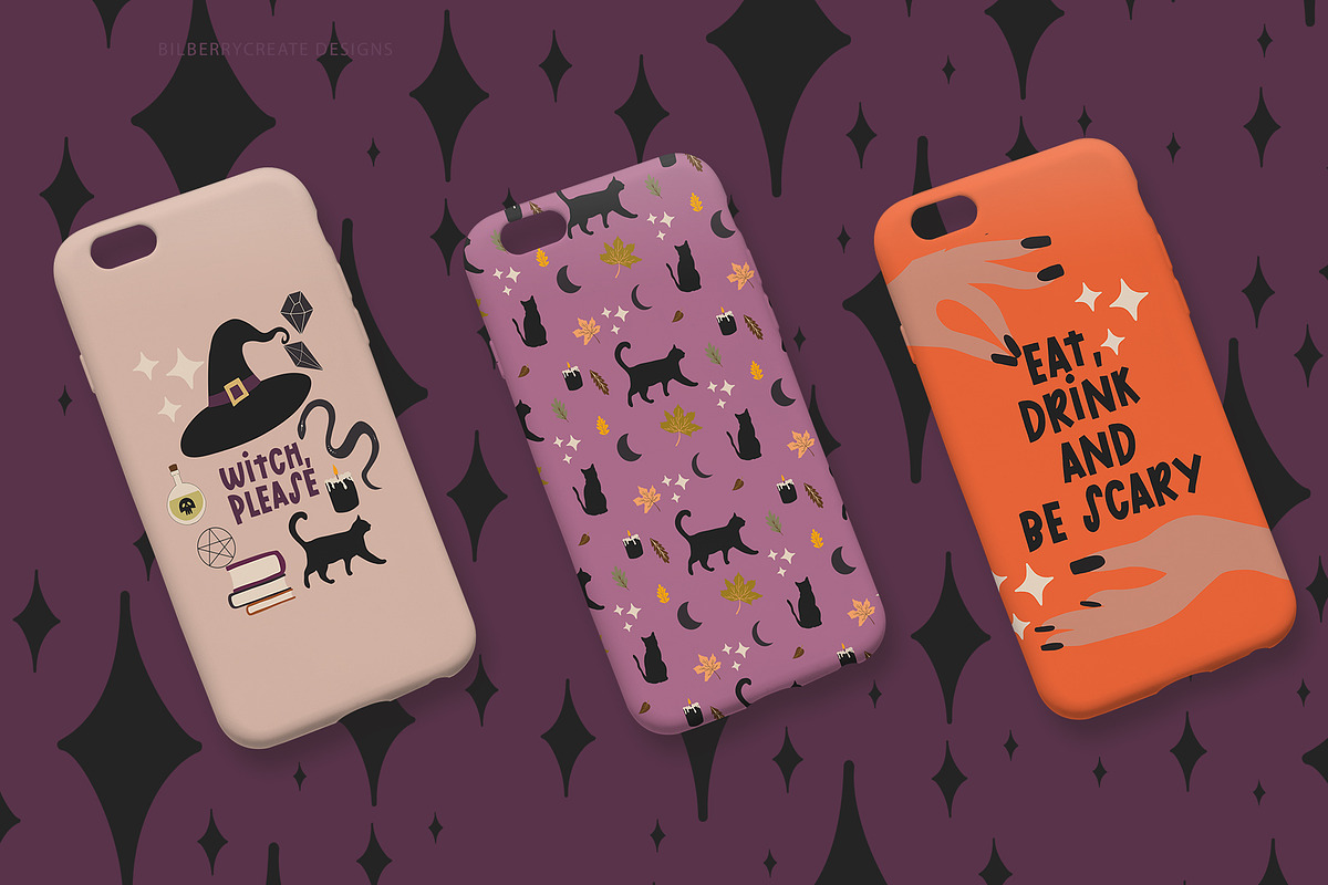 HOCUS POCUS art set, a Seasonal Illustration by BilberryCreates (Photo 10 of 13)