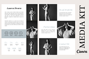 2 Page Minimalist Media Kit Canva, a Social Media Template by Daily Creative (Thumbnail 1 of 4)