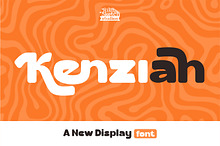 Kenziah - Retro Display Font