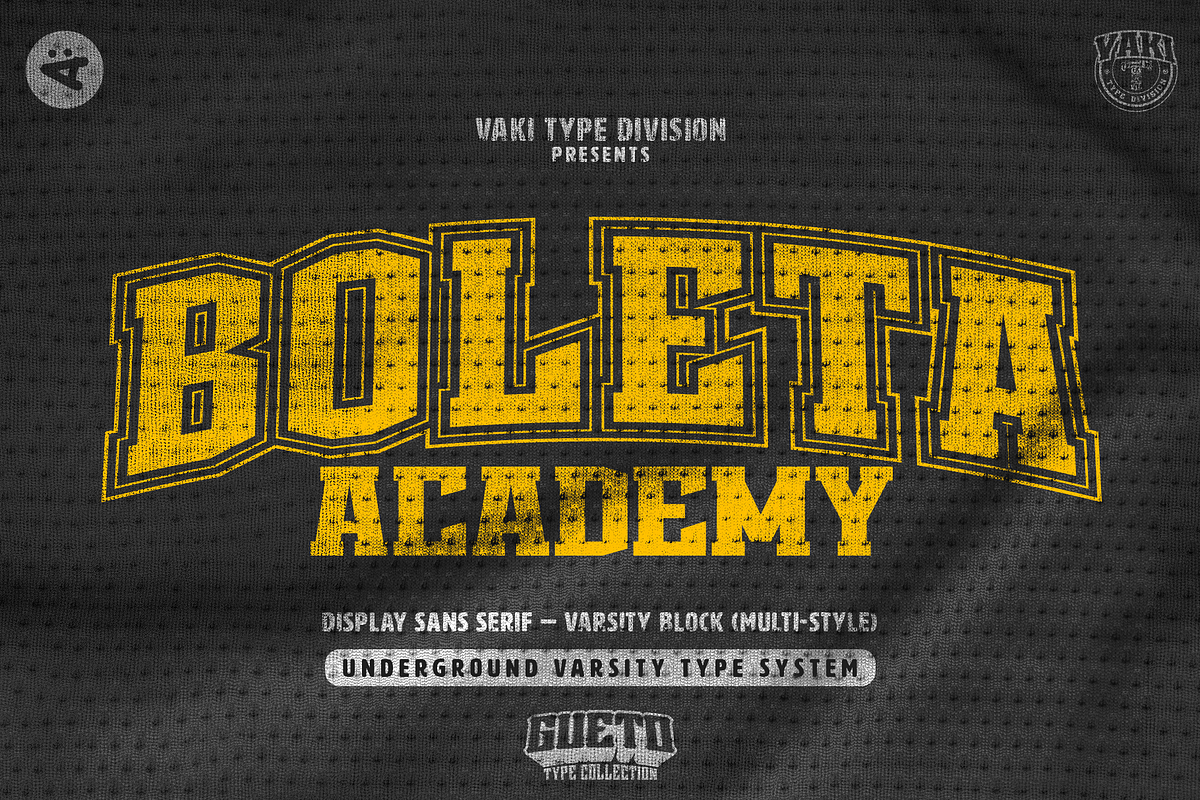BOLETA ACADEMY, a Sans Serif Font by KÄLETRE (Photo 1 of 4)