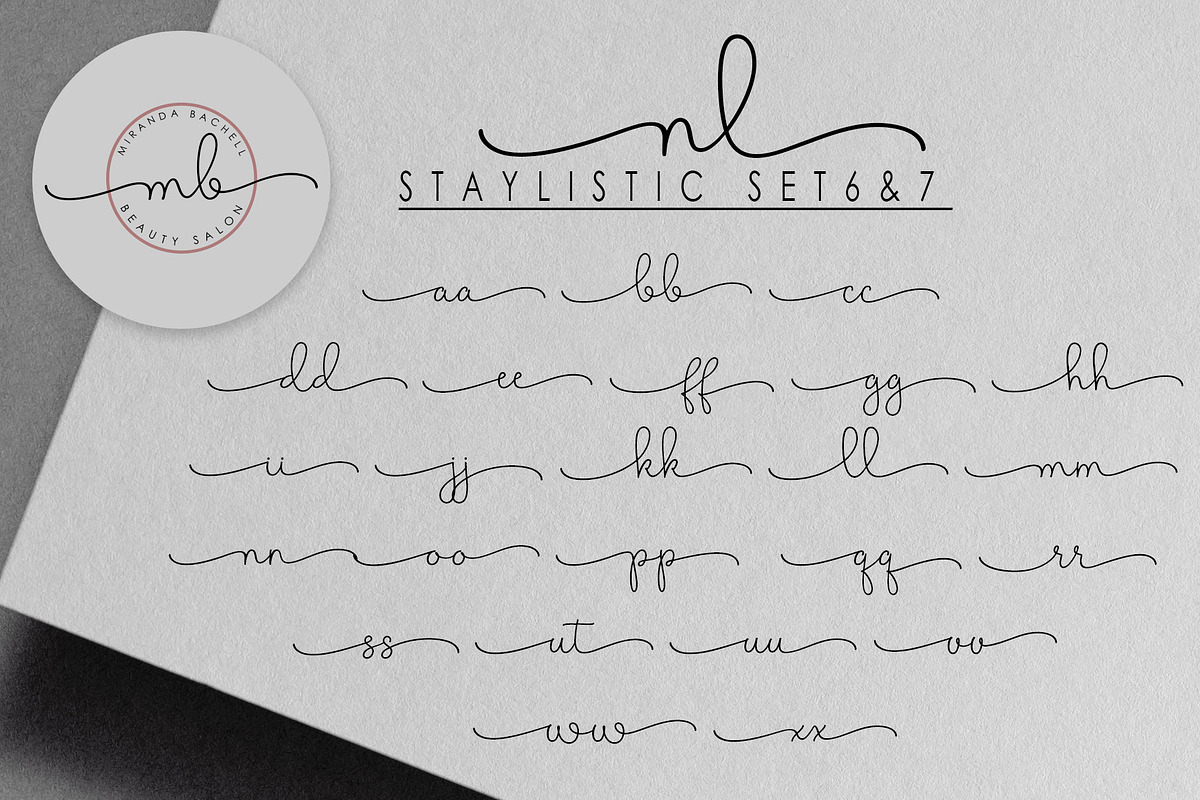 Malgosha Script, a Script Font by moriztype (Photo 19 of 21)