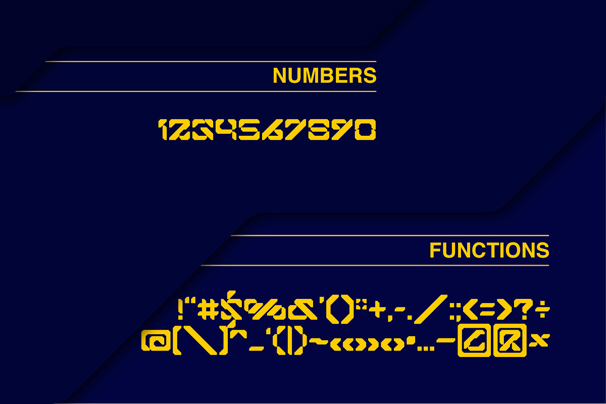 Robomyr - Futuristic Font, a Sans Serif Font by Hakara Type (Photo 9 of 10)