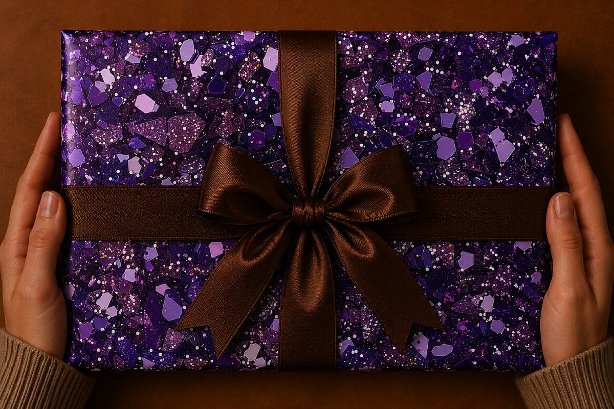 Amethyst Metallic and Stone Textures, a Pattern Graphic by Canvas Craft (Photo 4 of 9)