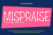 Mispraise – Marker All-Caps Font, a Handwritten Font by Casloop Studio (Thumbnail 1 of 10)