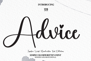 Advice Script Font