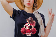 Vintage Baby Dress Sublimation Clipa, an Illustration by SVGArt (Thumbnail 7 of 8)