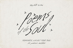Poems of the Soul - Romantic Font