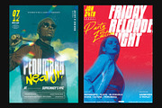 5 Hip Hop Artist Poster Templates, a Flyer Template by Bornx Design (Thumbnail 2 of 6)