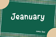 Jeanuary - Comic Playful Font, a Sans Serif Font by Mightyfire (Thumbnail 1 of 3)