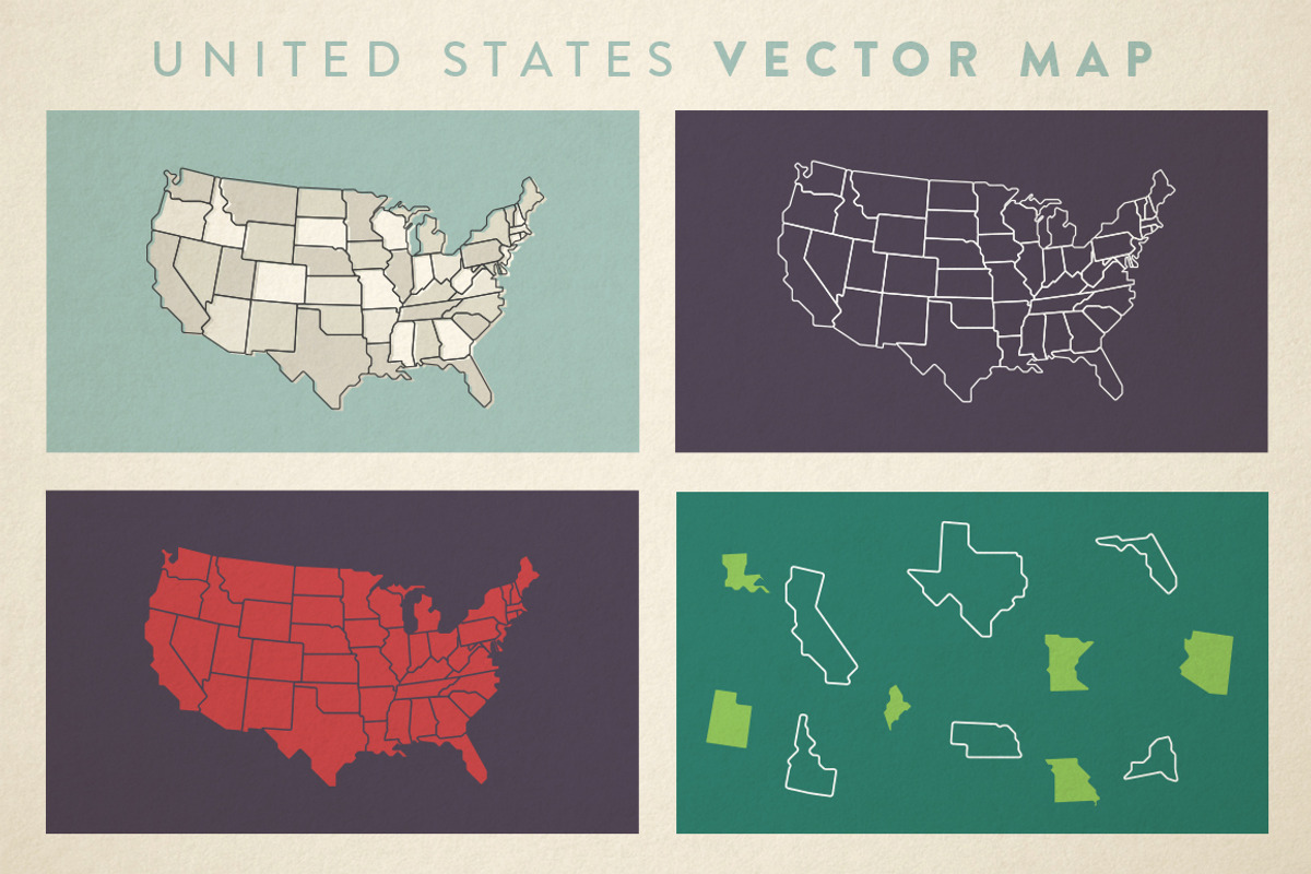 Map Bundle Vector, an Illustration by Skylars Art Supplies (Photo 3 of 4)