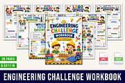 Engineering Challenge Workbook, a Stationery Template by Designmela01 (Thumbnail 1 of 5)