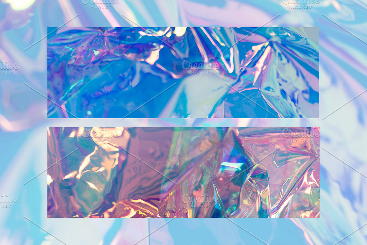 Holographic textures #1 - banners, a Texture Graphic by rorygez fresh (Photo 6 of 13)