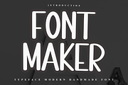 Font Maker, a Sans Serif Font by FreshTypeINK (Thumbnail 1 of 7)