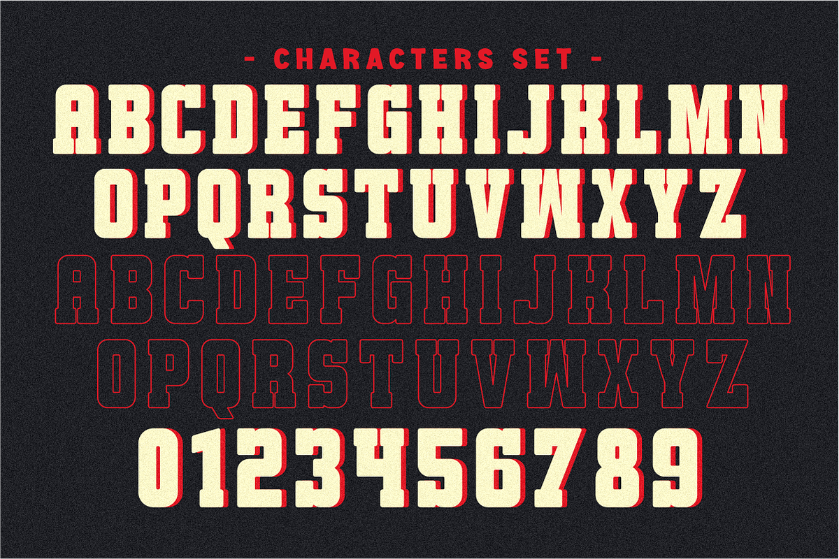 Snowman Varsity - Condensed Slab, a Slab Serif Font by Pian45 Studio (Photo 7 of 8)
