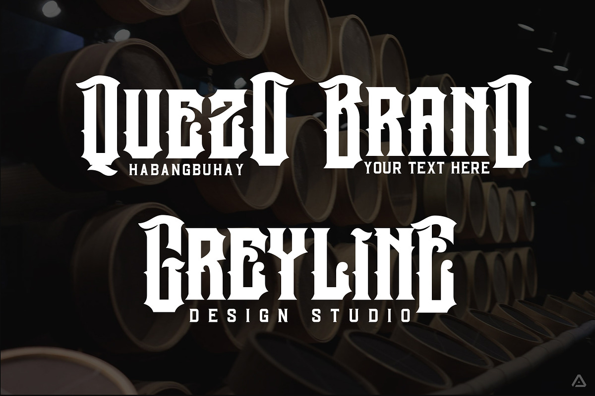 RSB VlackFink Typeface, a Blackletter Font by Right Side Brain (Photo 3 of 5)